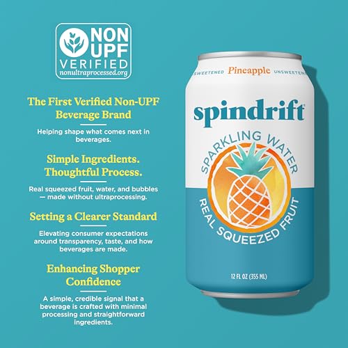 Image of Spindrift Pineapple Sparkling Water Can 12 Ounce (Pack of 24)