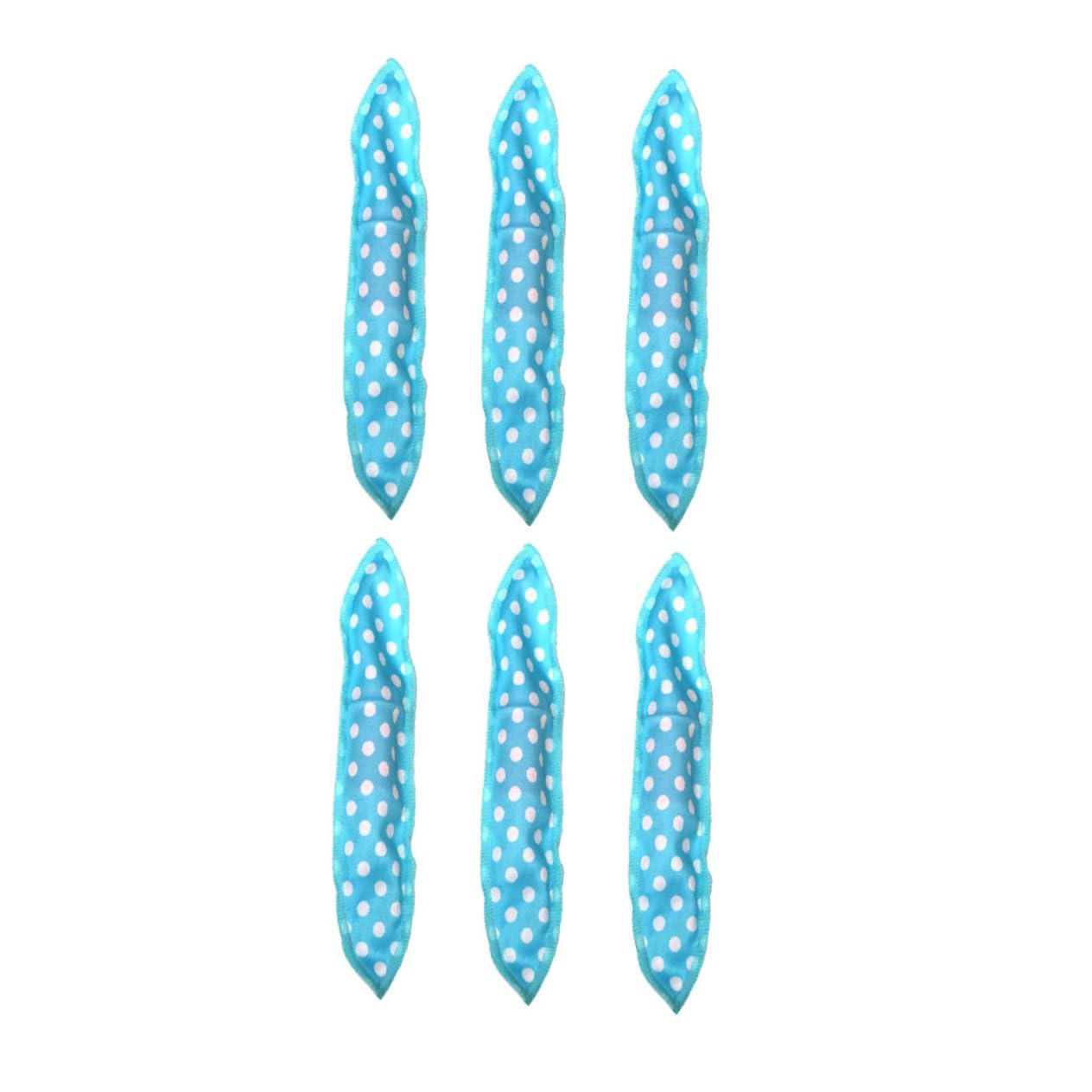Healvian 6Pcs Hair Curling Straps Portable Sponge Rollers for Women Styler Lightweight Easy to Use Create Beautiful Waves Without Damage for
