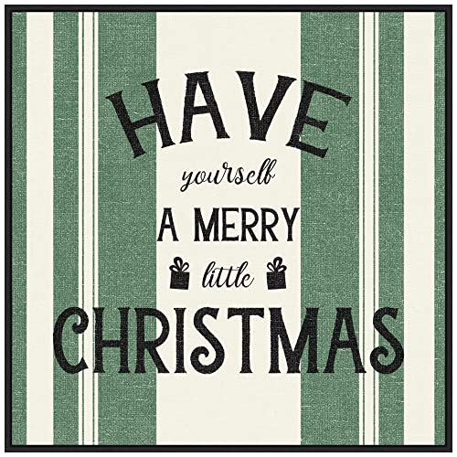 Amanti Art Framed Canvas Wall Art 30x30 Heartland Holiday II by Wild Apple Portfolio, Framed Wall Art Canvas, Holidays Artwork, Modern Decor, Large Poster Painting for Living Room, Bedroom, Bathroom,