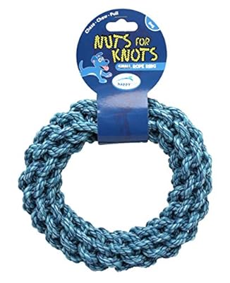 Nuts For Knots Rope Ring Dog Toy, Large, Assorted Colours
