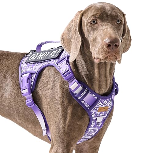 Tactical Dog Harness X-Large No Pull Easy Walker, Escape Proof Ha...