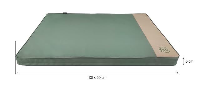 Foto 2 de 8 de Colchón Oslo CAZO Cama para Perros y Gatos 80 x 60 x 6 cm, Talla M, Color menta, L2010/A
