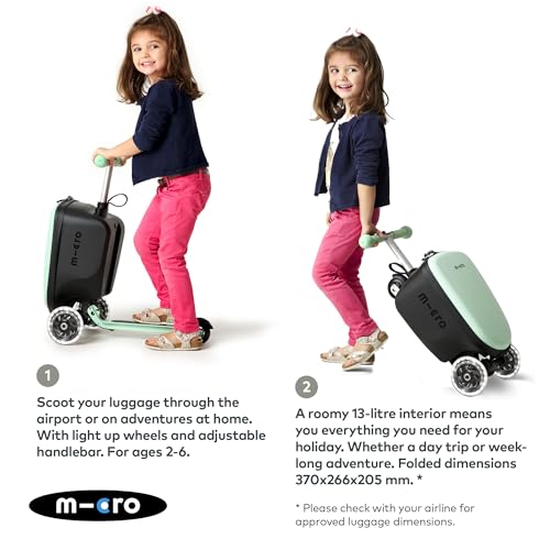 Micro | Suitcase Scooter | Ride on Suitcase for Kids | Patch & Play | Toddler Flight Essential | Foldable & Lightweight | 2-6yrs - Image 5