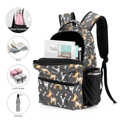 Homieblanket French Bulldog Kids Backpack
