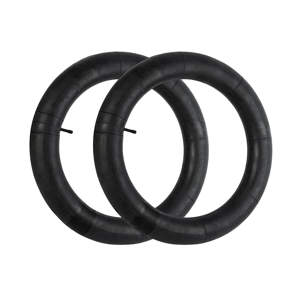 Confezione da 2 camere d'aria per bicicletta, 20 x 3,0 32 mm, valvola Schrader, 50,8 cm, per mountain bike, colore nero