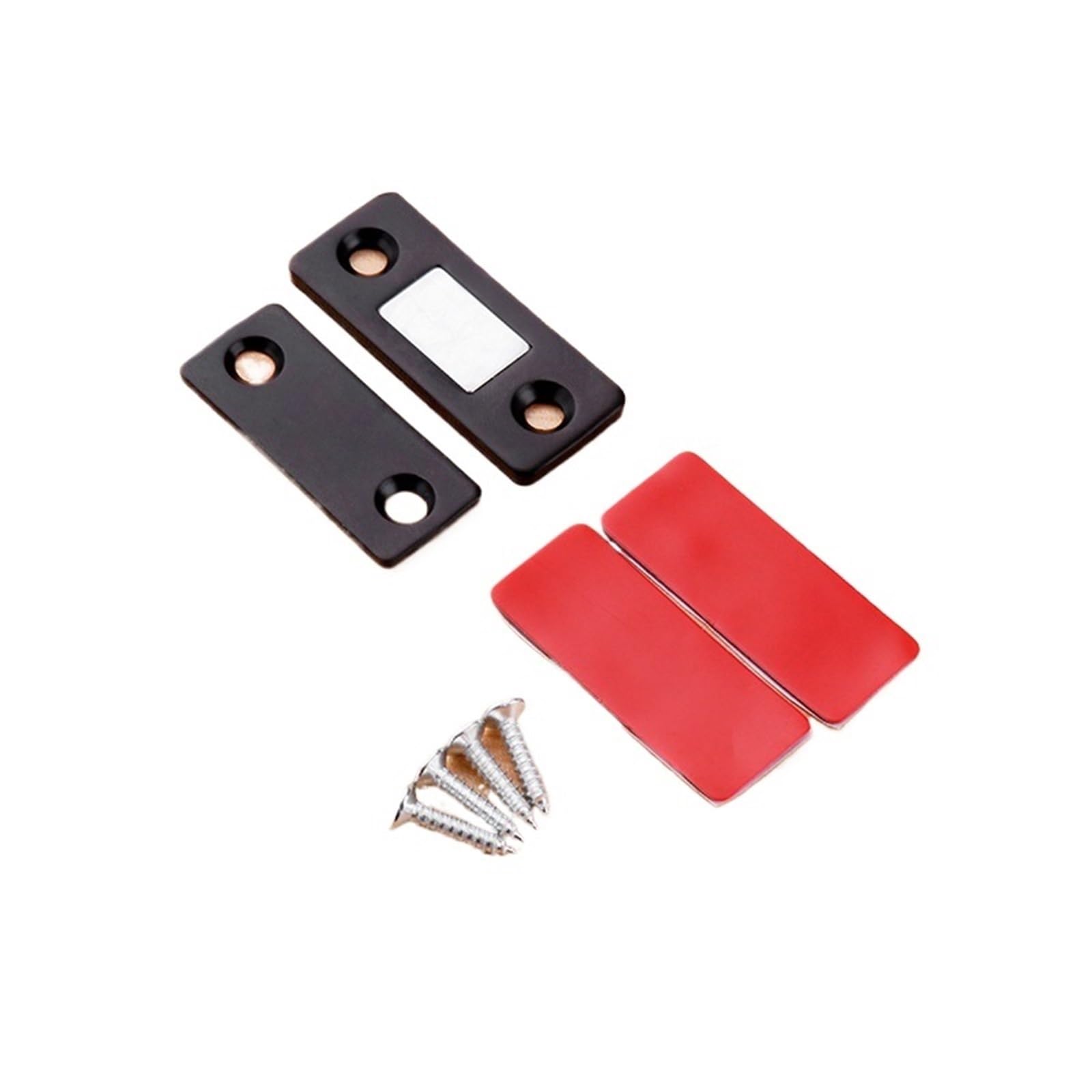 Ppqiru Elegant Black 10Pcs/Set Magnetic Cabinet Catches Magnet Door Stops For Cupboards