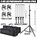 Xuhal 4 Pack LED Photography Lighting Stick Kit Adjustable LED Video Light with 22-63 Tripod 5500k 90 Beads Photoshoot Fill Lights Portable Studio Lighting for Live Streaming CRI 80+