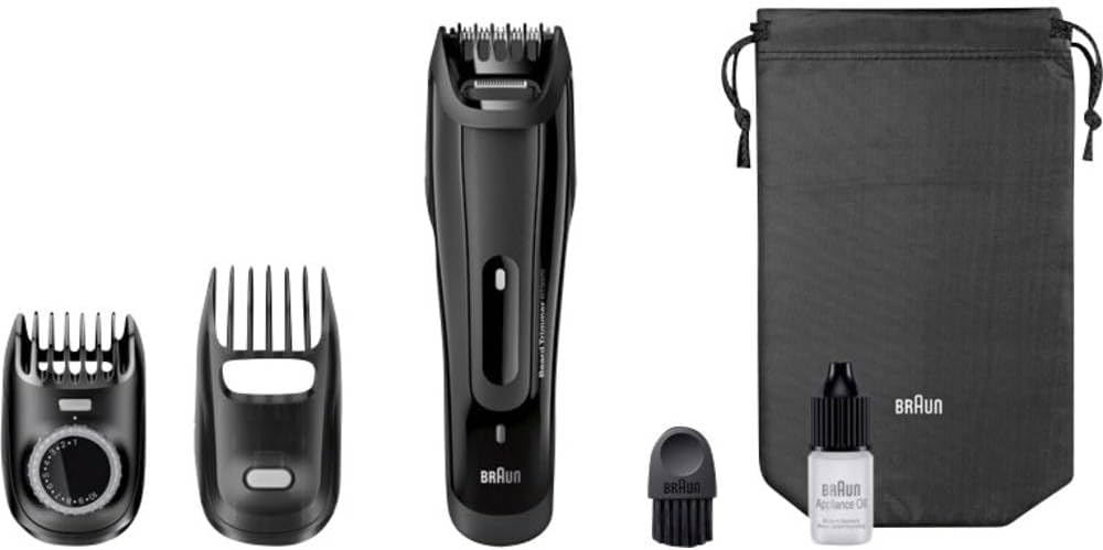 Bt5070 Beard Trimmer With 2 Comb Attachments + Soft Bag