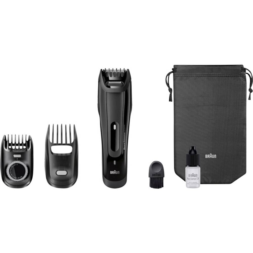 Bt5070 Beard Trimmer With 2 Comb Attachments + Soft Bag