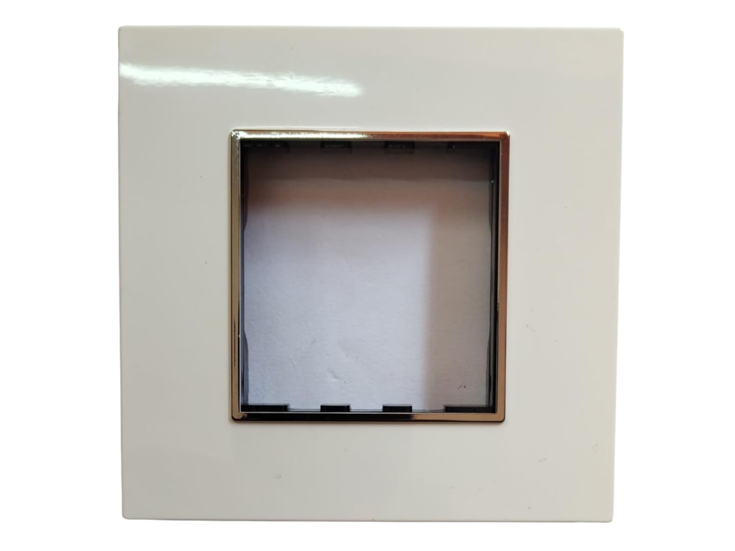 BABA ELC White Modular Switch Plate Cover Frame | Switch Board Face Plate | Durable Polycarbonate Electric Switch Cover (White, 2M)-picture-10