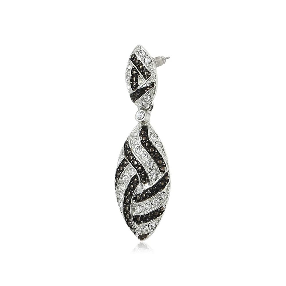 Rhodium Plated Dawn & Dusk Earrings for Women