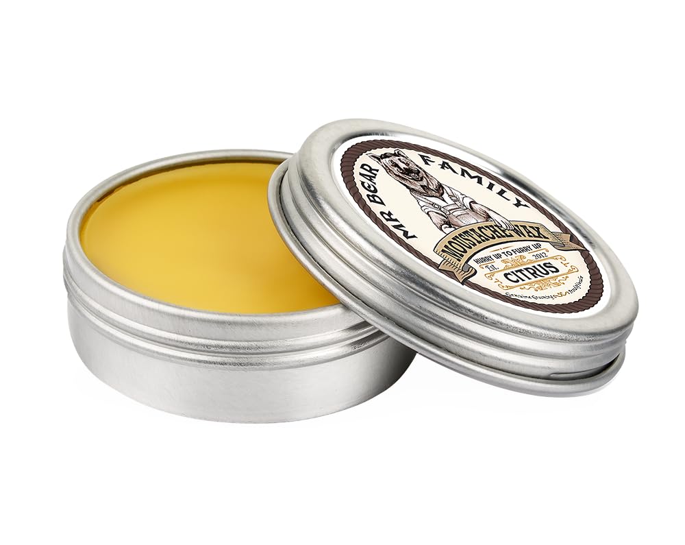 Mr Bear Family Citrus Moustache Wax, 30 ml