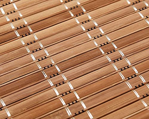 Lazblinds Cordless Bamboo Roman Shades, Light Filtering Window Treatment, Roll Up Bamboo Blinds For Window 23'' W X 60'' H #TOP3