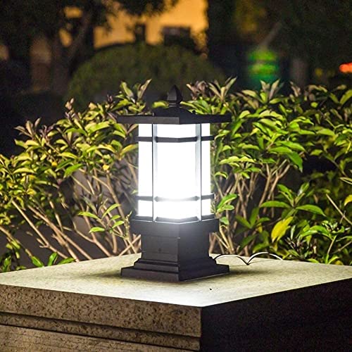 Borne Lumineuse Extérieure E27 Lampe Cour Paysage Allée Résistante - 5