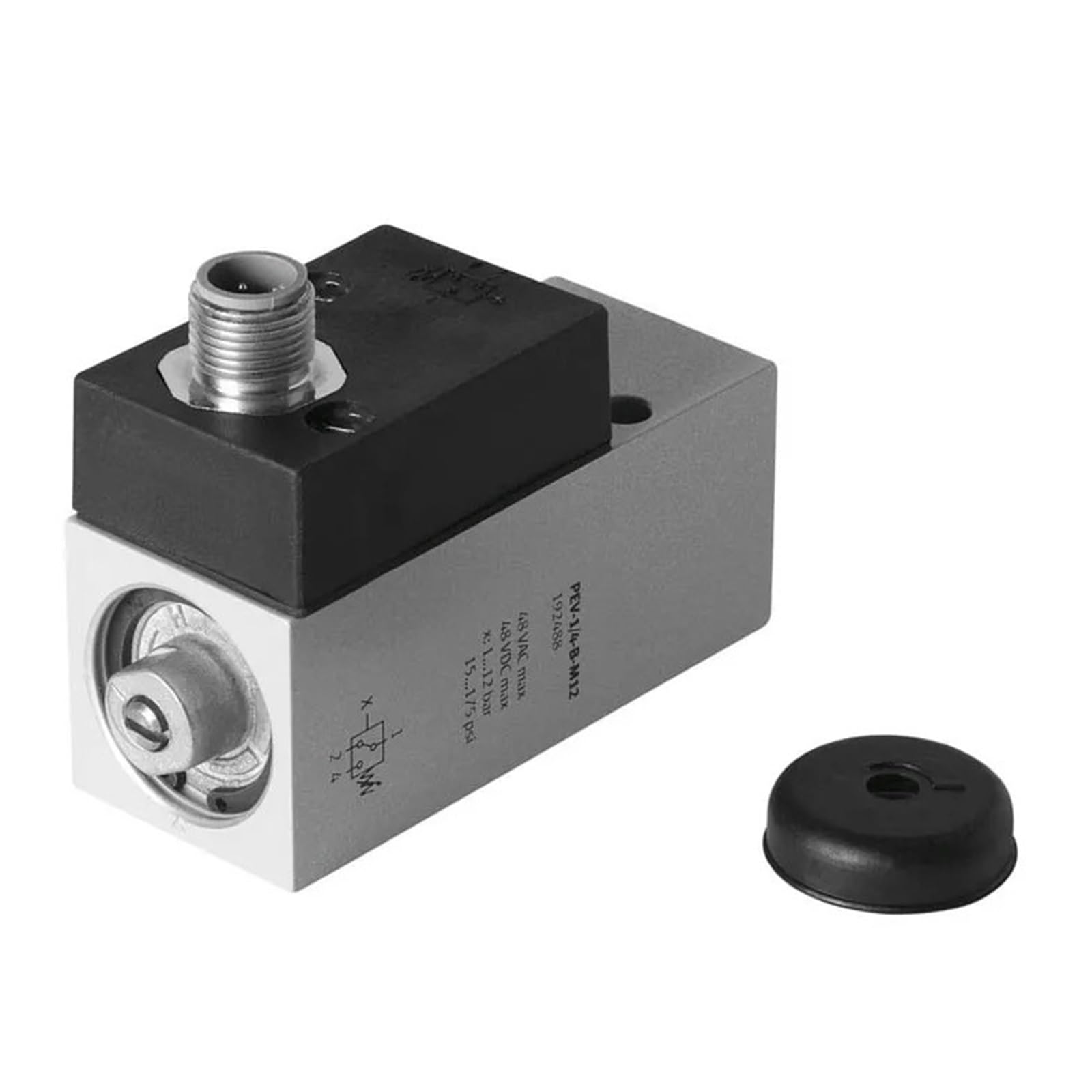 Pressostat PEV-1/4-WD-LED-24 164274 avec indicateur visuel lumineux LED
