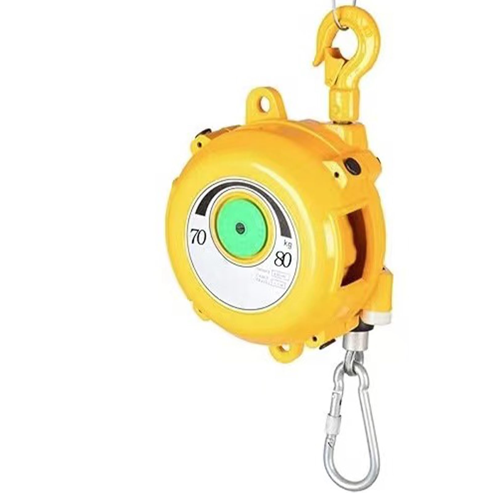 WEKONUMEX Retractable Spring Balancer, Spring Balancer 1-80kg For Tool Suspension Workspace Organization(A-70-80KG)