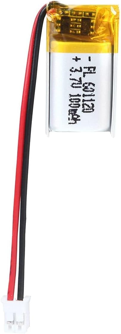 10X 3.7V 100mAh 601120 Lipo Battery Rechargeable Lithium Polymer ion Battery Pack with JST Connector