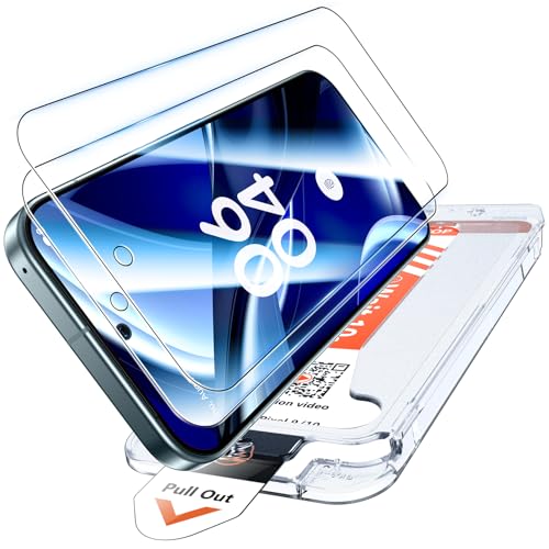 LK für Google Pixel 10 und Pixel 9 Panzer Schutz Glas 2 Stück [Premium Qualität] Vollständige [Auto-Installation] Abdeckung Schutzfolie 0 Staub & Blasen Kratzfest HD & Anti-Fingerabdruck