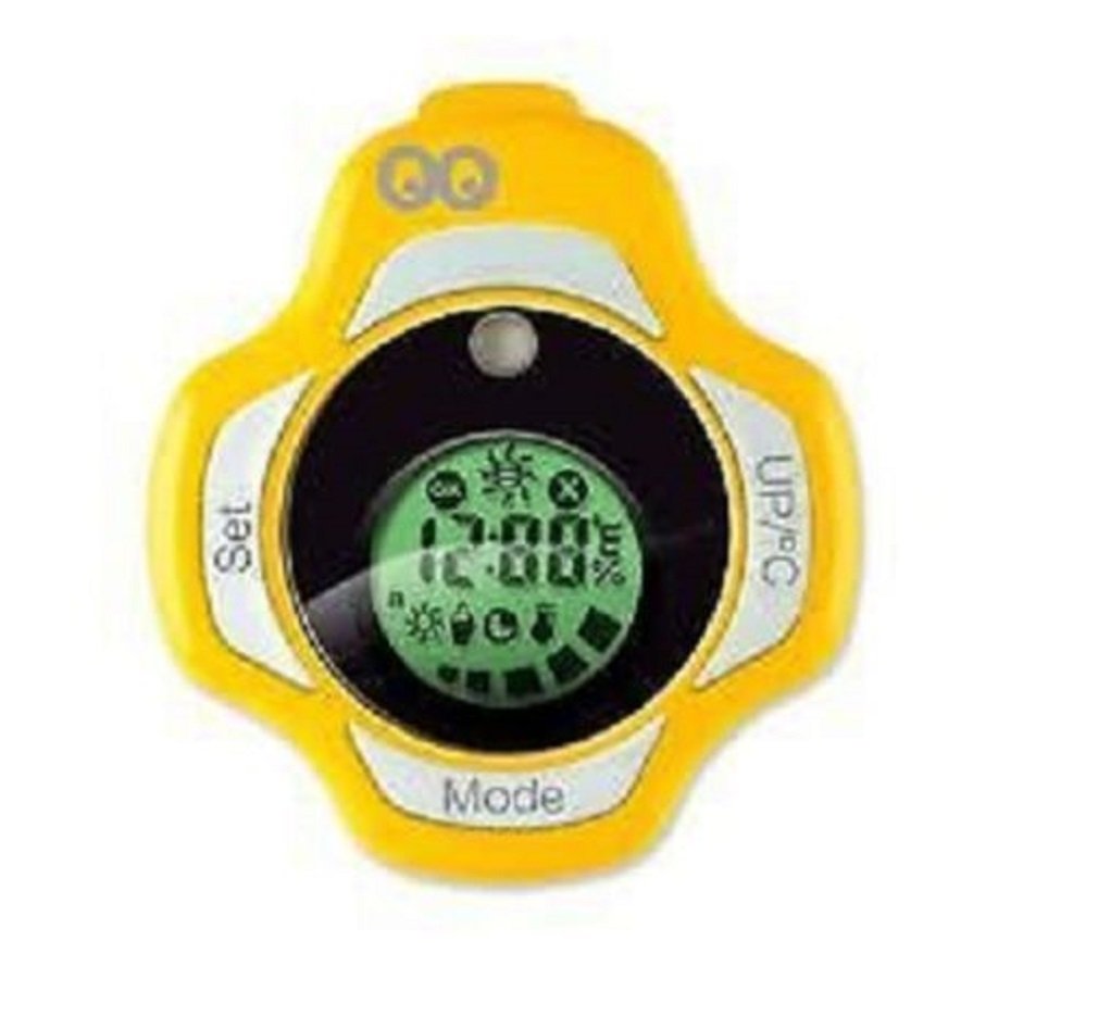 Bosieboo UV Meter Safety Summer Sun Care, Exposure Monitor For Baby, Yellow