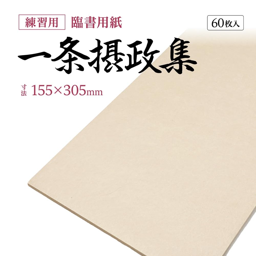 Amazon.co.jp: 書道用品 臨書用紙 一条摂政集練習用紙AJ12 : 文房具