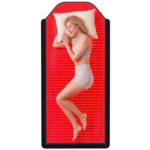Red Light Therapy Mat Full Body 73x33 FSA&HSA Eligible Red Light Therapy Blanket with 1395 LEDs 660nm & 850nm Infrared Light for Full Body Joint Muscle Pain Relief & Sleep Improvement