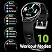 Smart Watch for Android Phones and iPhone Compatible, Fitness Tracker for Men and Women with 10 Workout Modes, Track Your All-Day Steps, Calories Burned, IP68 Waterproof