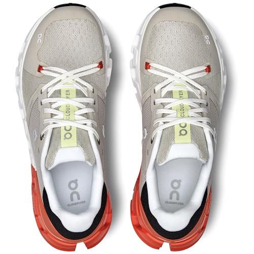 Image of ON Women's Cloudflyer 4 Running Shoes, Sand /Flame, 8.5 US