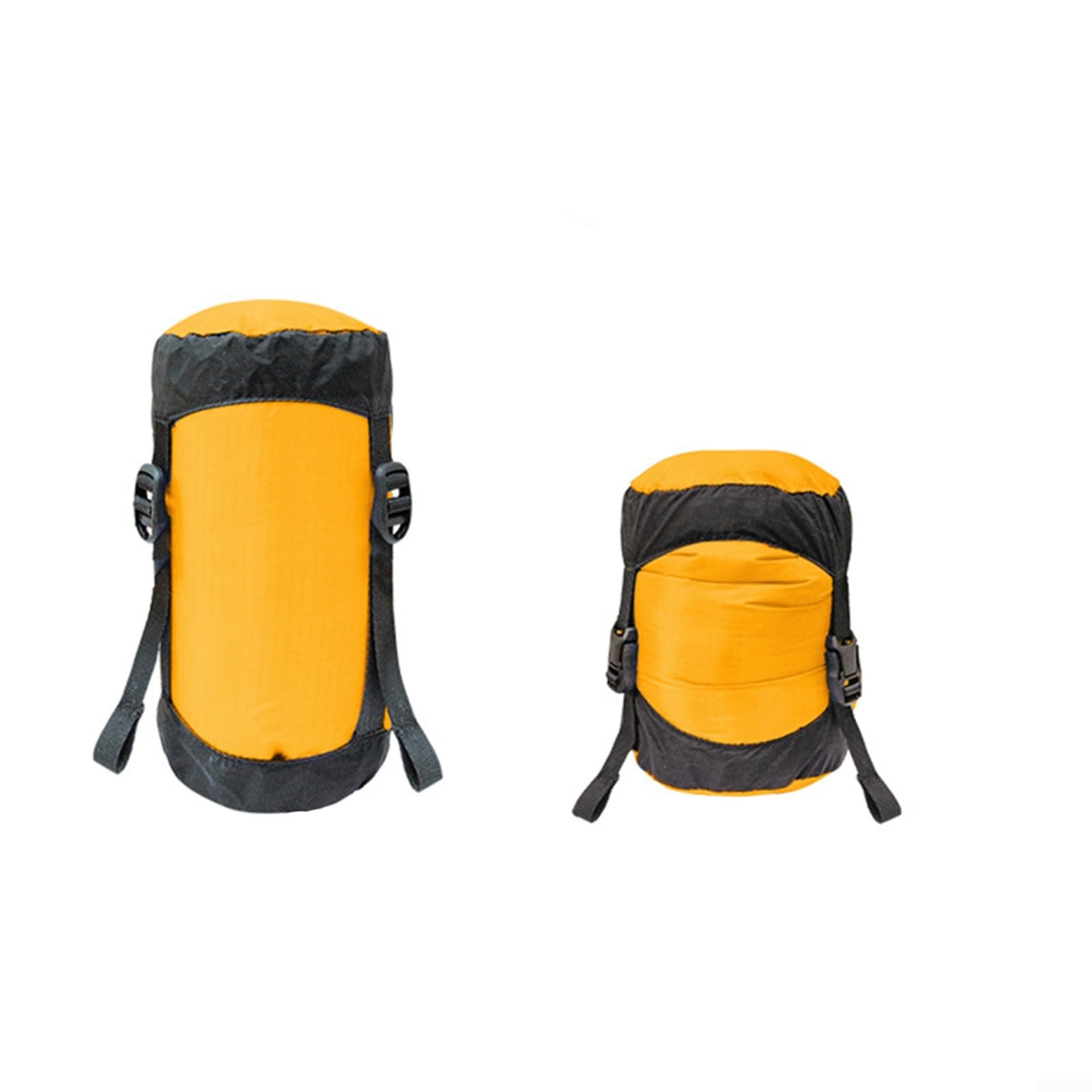 DAZZLEEX Down Jacket Capsule Compression Bag 40D Silnylon Ripstop Lightweight Compression Bag(L Orange)