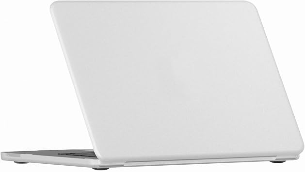 Apple Macbook Neo 13 İnç Uyumlu Kılıf A3404 (2026) Mat Buzlu Koruyucu Sert Kapak Beyaz