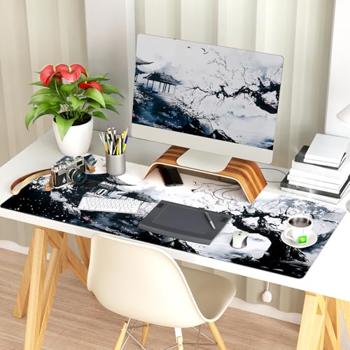 Yimomoyi XXL Gaming Mauspad - 1200 x 400mm Mousepad - Schunterlage Large Size - verbessert Präzision und Geschwindigkeit, Hochwertiger Gummi Mouse Pad