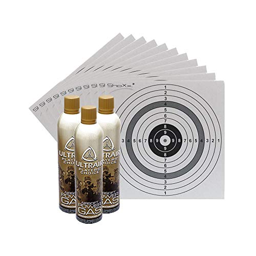 HDmirrorR 3X ASG Ultrair Airsoft Power Gas - 570 ml + 100 Shoot-Club...