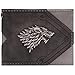 House Stark Game of Thrones Haus Stark Dire Wolf Portemonnaie Geldbörse Grau