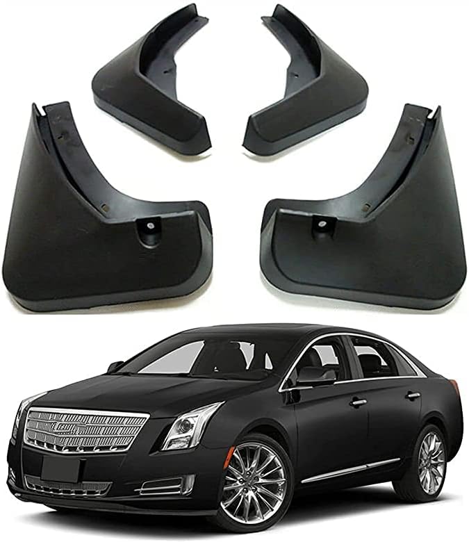 4Pcs Car Mud Flaps, for Cadillac XTS 2012-2021, Front & Rear Mudguard, Splash Guards Fender, Full Protection Auto Body Wheel Accessories