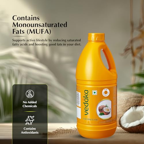 Image of Amazon Brand - Vedaka 100% Pure Coconut Oil | 1 L