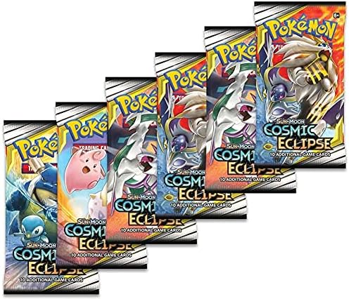 6 Sobres Pokémon Sun and Moon Cosmic Eclipse (Ing)