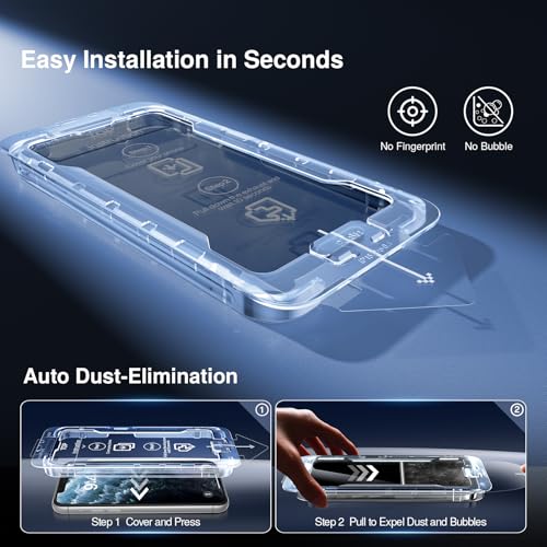 Image of SMARTDEVIL 2PACK Privacy Screen Protector for iPhone 11 /XR Shatterproof Tempered Glass [True 28Anti Spy] [9H Hardness] [Auto Dust-Elimination Install], [Bubble Free]