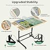 ALL4JIG 1500 Pieces Puzzle Table with Legs and Wheels, Wooden Jigsaw Puzzle Table with 4 Drawers & Cover,Upgraded Stability & Optimized Lightweight Design,Vertical Placement Option