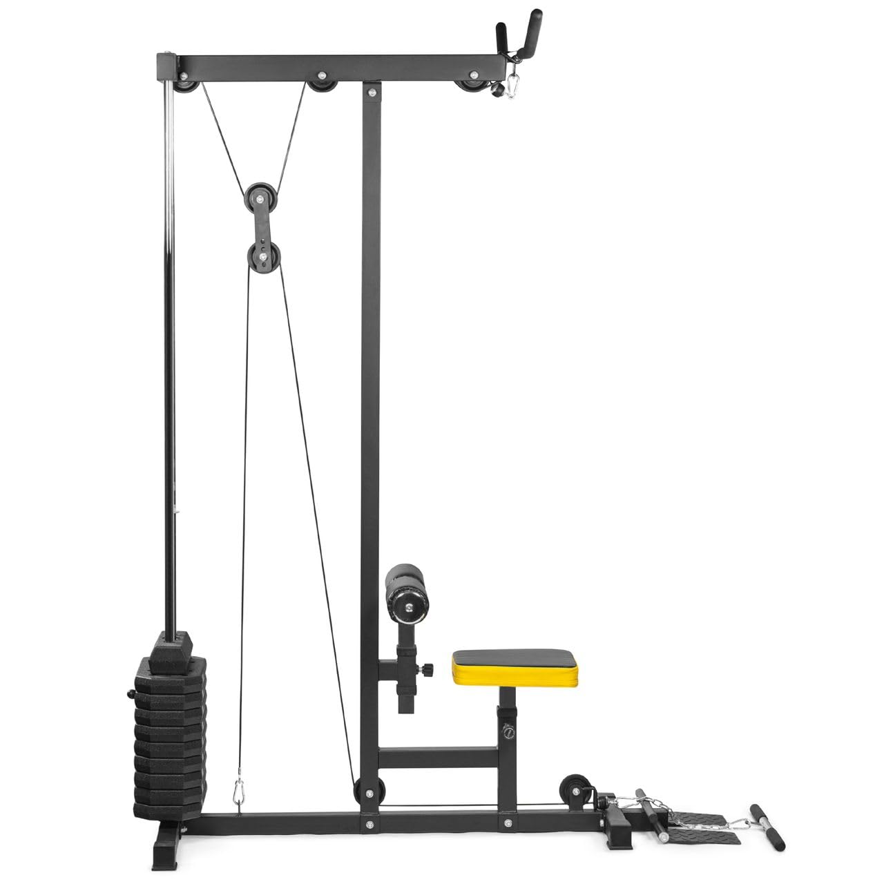 Dione LT60 - Torre de poleas para Entrenamiento (Peso de 50 kg - Ampliable hasta 90 kg), estación de Fitness, Homegym