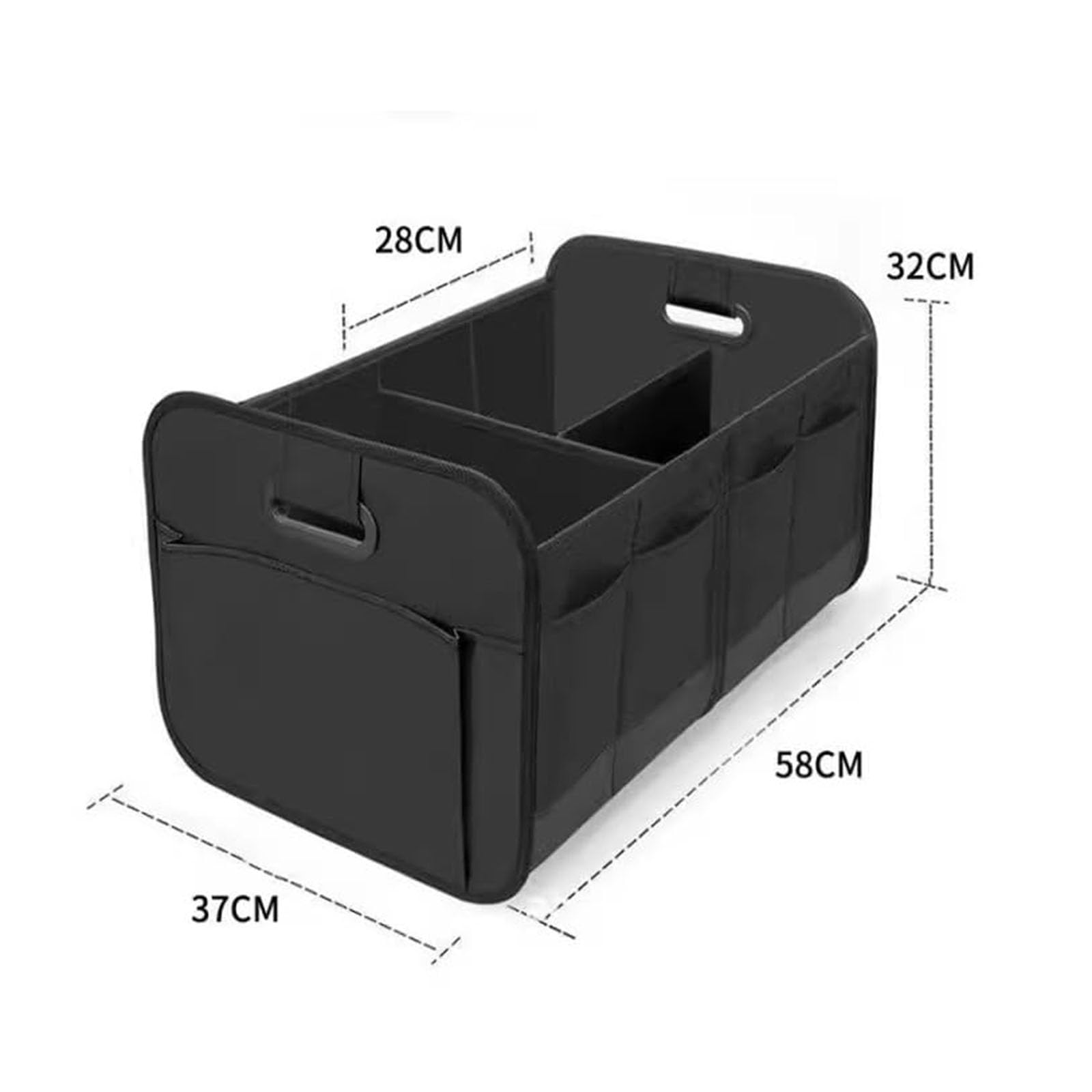 Kofferraumtasche Organizer, Für Kia EV6 / EV6 GT / EV6 GT Line/Forte Faltbar Auto Aufbewahrungsbox Wasserdicht Kofferraumbox Ordnungssystem Innenraum