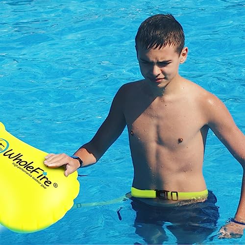 WholeFire 15L Swim Buoy Waterproof Inflatable swimming Buoy Swim Safety Float for Water Sports Open Water Swimmers - Image 3