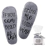 💎[Einheitsgrösse und Rutschfest]: für Schuhgröße 36-43 geeignet. Machen sie sich keine Sorgen wenn sie die Schuhgröße nicht wissen. Die Socken sind extra dehnbar. Der Spruch auf der Sohle sorgt für eine rutschfeste Bewegung.