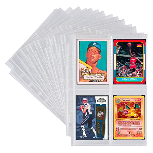 Pages de cartes à collectionner transparentes et pochettes de mini classeur - 2