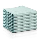 Das blaue Wunder Extra Premium Geschirrtuch Set 40x60 | Reinigungstuch zum Putzen und Trocknen (6, Pastell-blau)