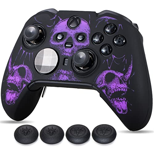 YoRHa Skulls Purple Silicone Skin for Xbox Elite Series 2 Controller #TOP10
