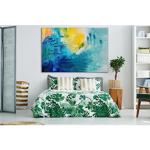 Tableau peinture à l'huile SL579 impression sur toile grand format 120x80 cm pour salon