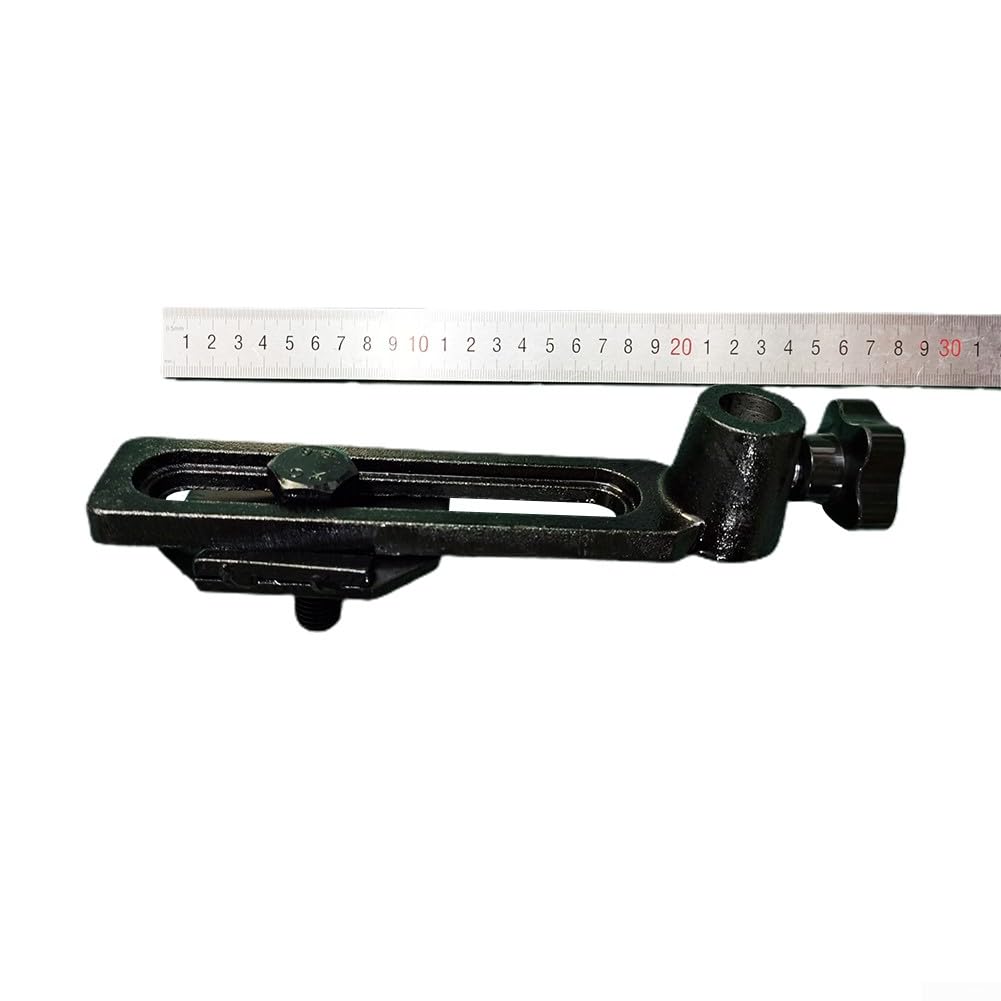 Base de portaherramientas para torno giratorio, diámetro de orificio de 20 mm/25 mm, construcción de hierro fundido resistente, se adapta a la mayoría de tornos de carpintería pequeños y medianos (