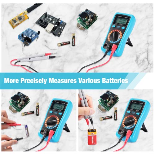 Mastfuyi FY8233E Digital Multimeter, True Rms 6000 Counts, Multi Tester, Ncv Electrical Tester, Backlit Lcd Display, Auto-Ranging Tests, Voltage, Current, Resistance, Continuity, Diode, Capacitance thumb #2