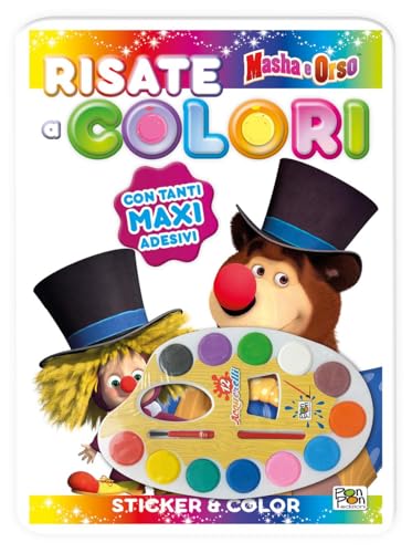 Risate a colori. Masha e Orso. Ediz. a colori. Con acquerelli