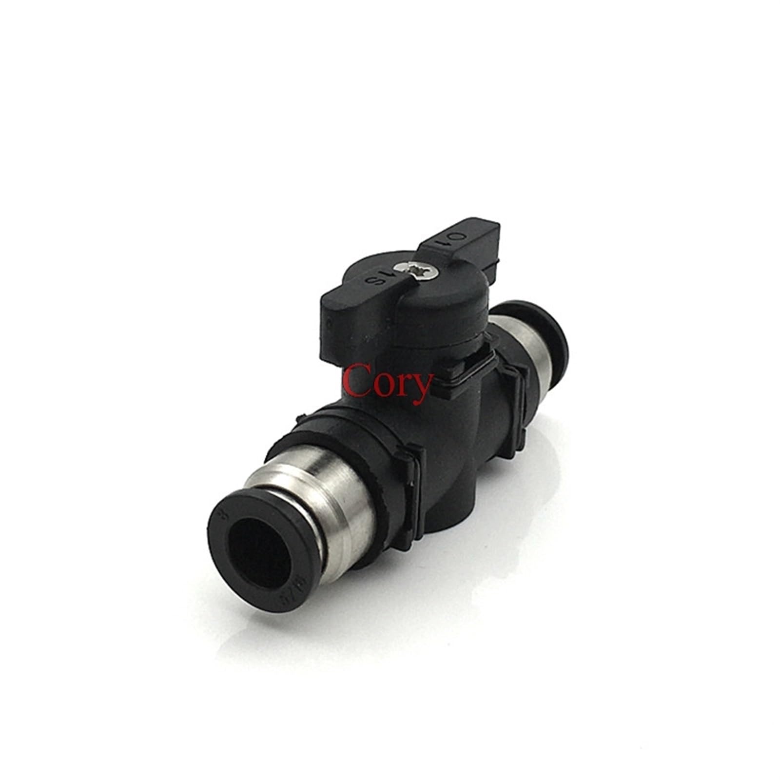 1 PC BUC4/6/8/10/12MM PU Air Tube Quick Connector Black Tire Wrench Valve Handheld for Turn Switch CZYC (Buc-10)