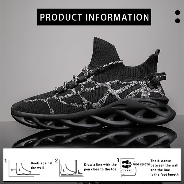 Image of Mens Running Walking Tennis Shoes Mens Casual Fashion Gym Hiking Shoes for Men Sneakers Work Breathable Comfortable Lightweight